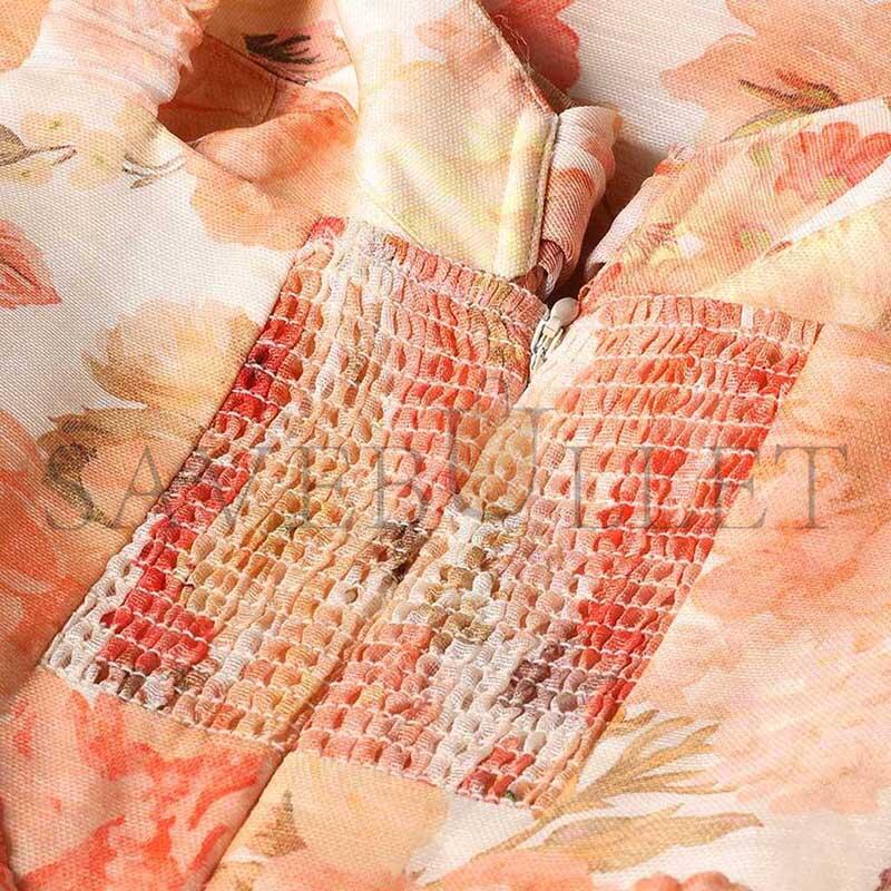 ZIMMERMANN REBELLION DRAPE MIDI DRESS 6847DC261